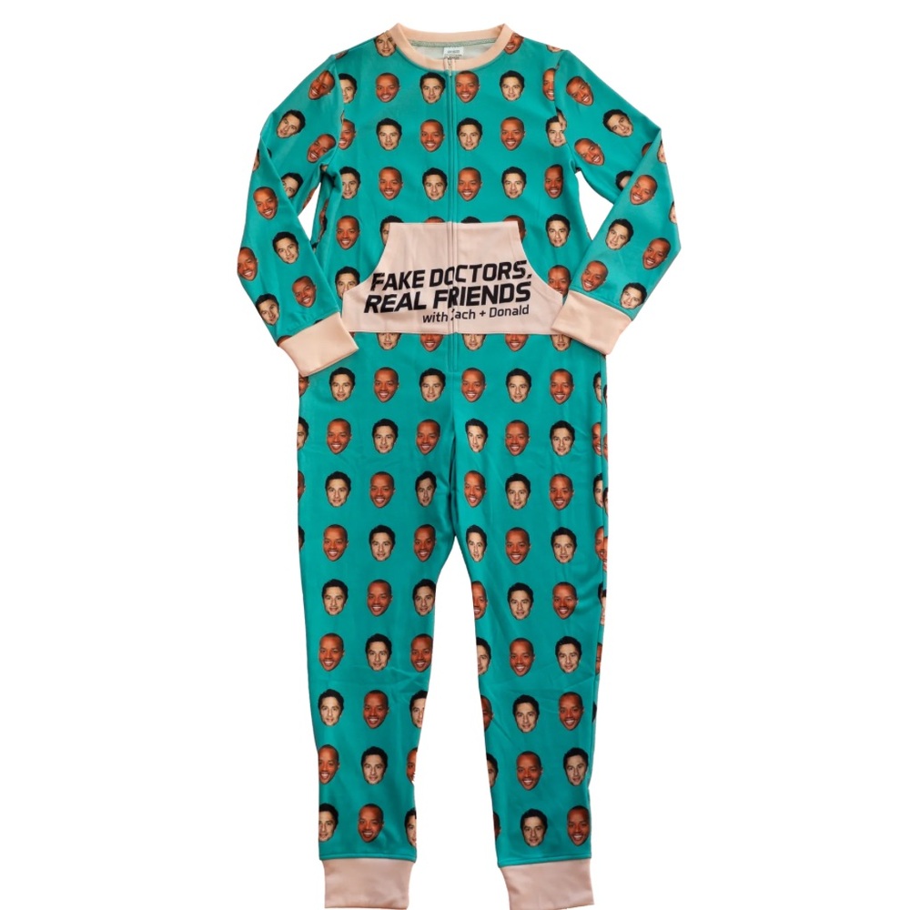 Fake Doctors, Real Friends Onesie!
